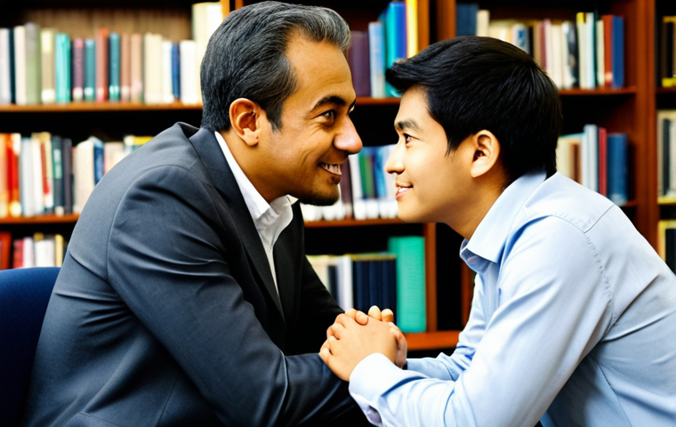 소통에서의 상호작용 증가시키기 - Open Body Language in an Office Meeting**

"A diverse group of colleagues in a brightly lit office m...
