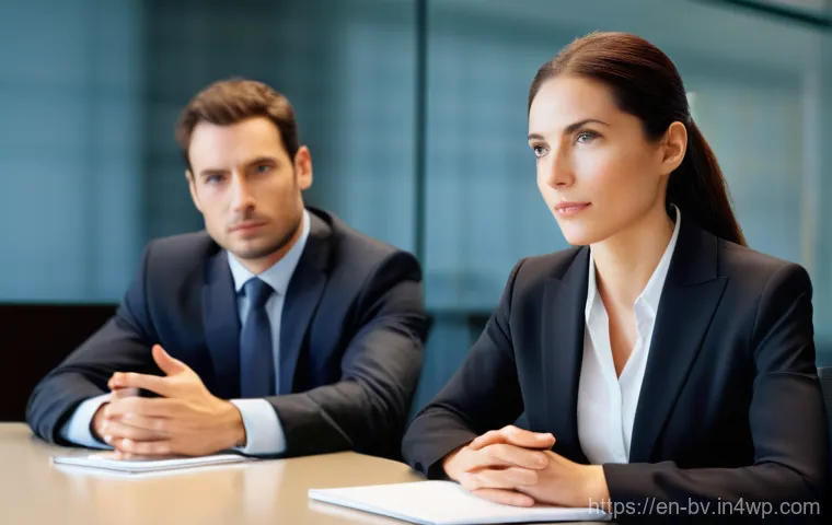 비즈니스 협상에서의 섬세한 커뮤니케이션 - A high-definition image of a modern, brightly lit corporate boardroom during a tense negotiation. Th...